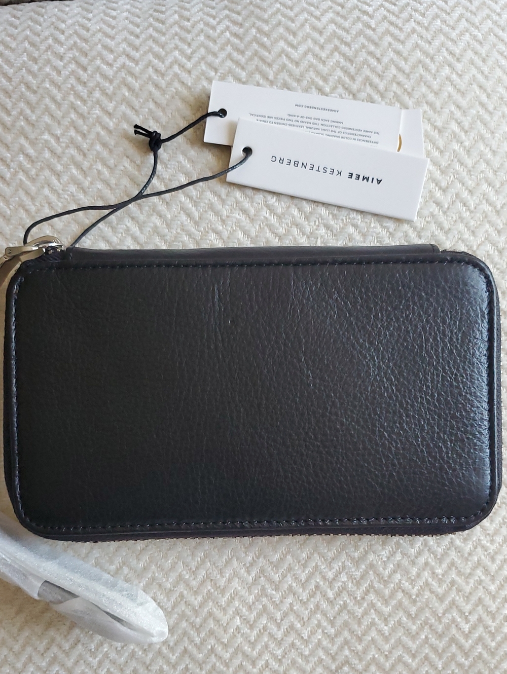 Aimee Kestenberg Leather Stud Wristlet Wallet - Picture 2 of 16